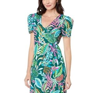 Lilly Pulitzer Aleece Dress Multi Sunshine Jungle SZ XS